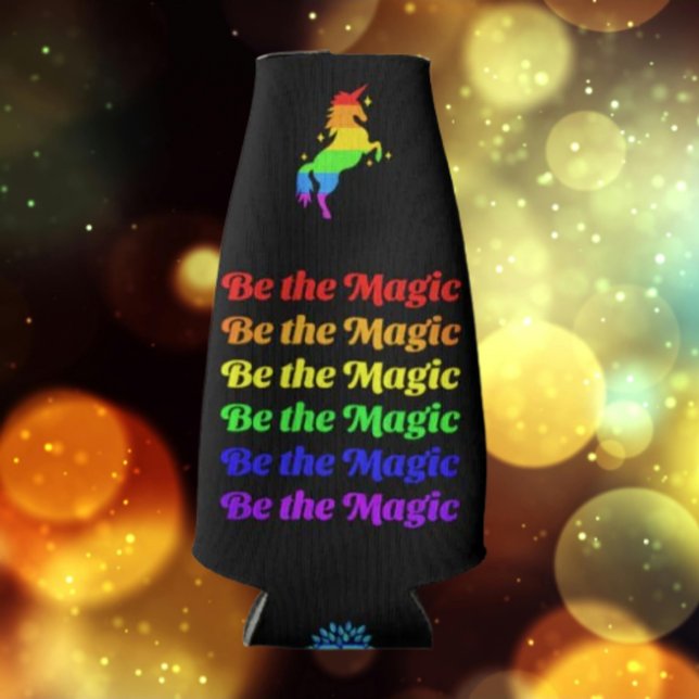 Sei der magische Regenbogen Flaschenkühler (Von Creator hochgeladen)