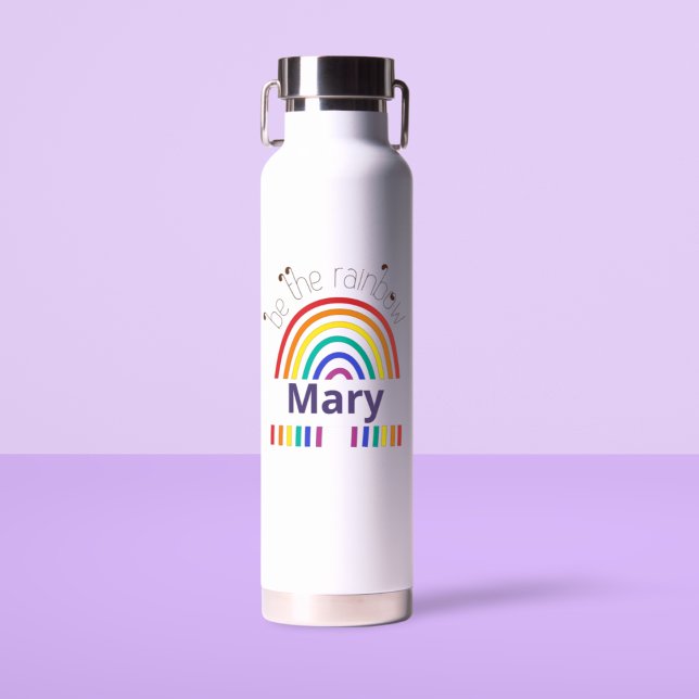 Sei der Regenbogen Trinkflasche (Von Creator hochgeladen)