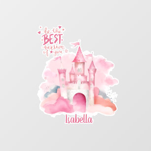 Sei die beste Version von dir personalisiert Fensteraufkleber