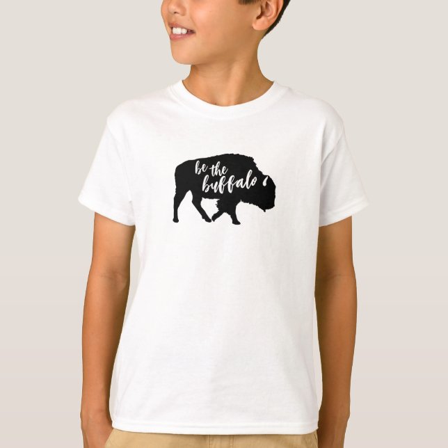 Sei die Buffalo-Silhouette T-Shirt (Vorderseite)