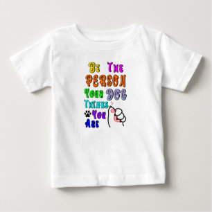 Sei die Person, die dein Hund für nett hält Baby T-shirt