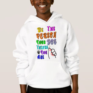 Sei die Person, die dein Hund für nett hält Hoodie