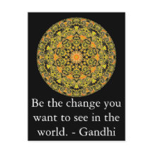 Sei die Veränderung, die du gewollt hast, um sie i