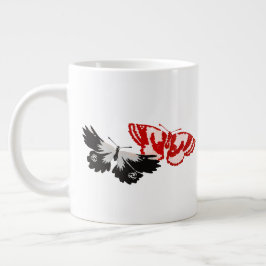 Sei die Veränderung, die du in der Welt sehen will Jumbo-Tasse