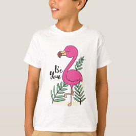 Sei du Flamingo Funny Niedlich T-Shirt