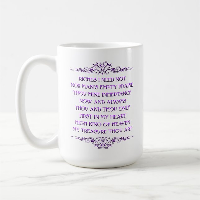 Sei du meine Vision - 15 oz. Tasse (Links)