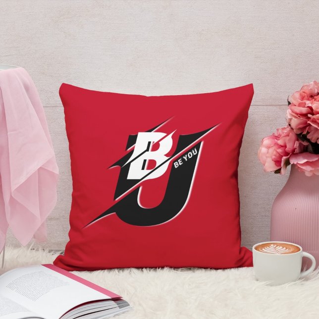 Sei du modern rot durch PILLOW Kissen (Von Creator hochgeladen)