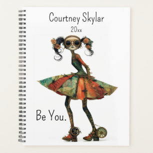 Sei du Quirky Whimsical Woman, ändere den Namen, d Planer