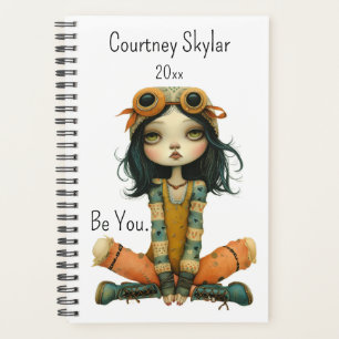 Sei du Quirky Whimsical Woman, ändere den Namen, d Planer