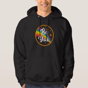 Sei du Regenbogen Stolz Freundlichkeit Schwule Com Hoodie