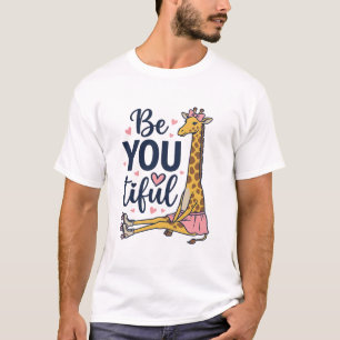 Sei du schöne Giraffe Rollschuh Vintage-Shirt De T-Shirt