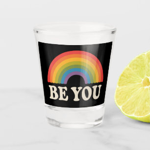Sei du schwul lesbisch Pride LGBTQ Verbündeter Reg Schnapsglas