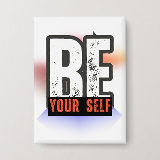 SEI DU SELBST – Fette Motivations-Typografie Button