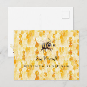 Sei du selbst, Honig Postkarte
