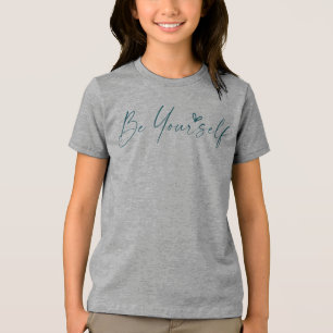 Sei du selbst Individuelle Anfangsgestaltung Tri-Blend Shirt