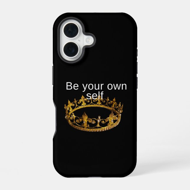 Sei du selbst  iPhone 16 hülle (Rückseite)