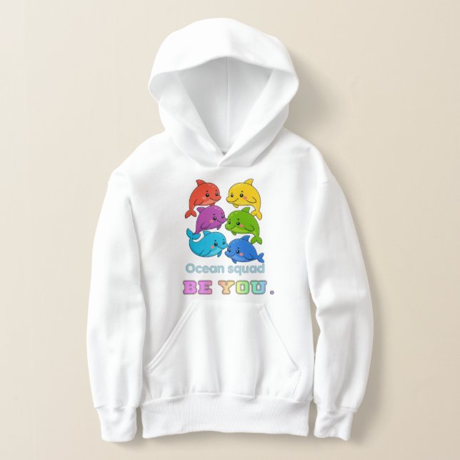Sei du selbst - Ozean-Team Hoodie (Ablage )