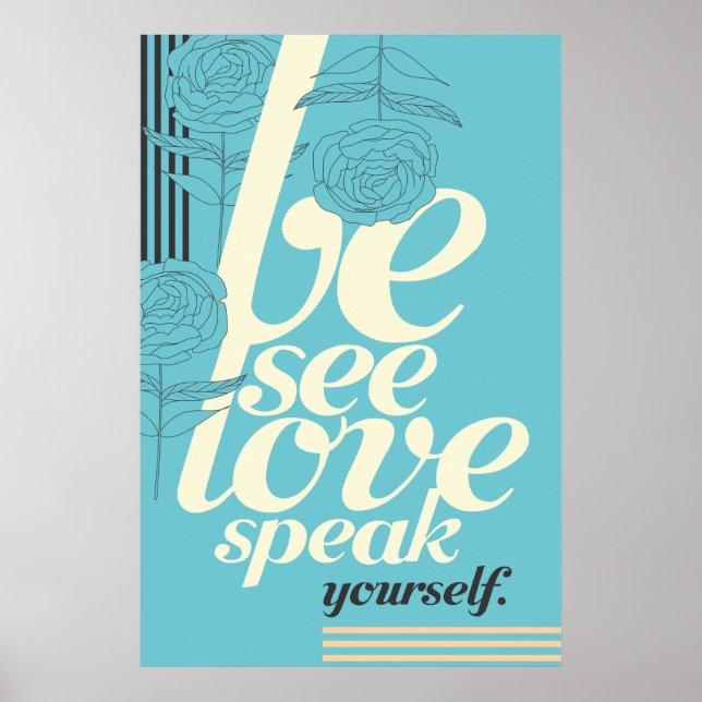 Sei Du selbst Poster (Vorne)