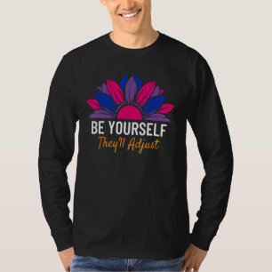 Sei du selbst, sie werden sich anpassen LGBTQ Bise T-Shirt