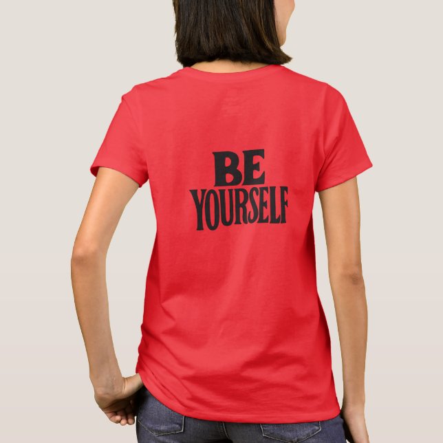 Sei du selbst T-Shirt (Rückseite)