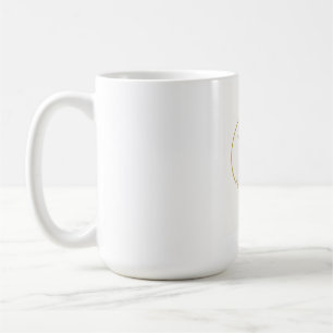 Sei du selbst VS Monogramm-Logo Kaffeetasse