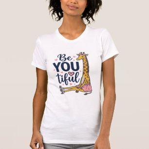 Sei Du Tiful Giraffe Rollschuh Vintage-Shirt De T-Shirt