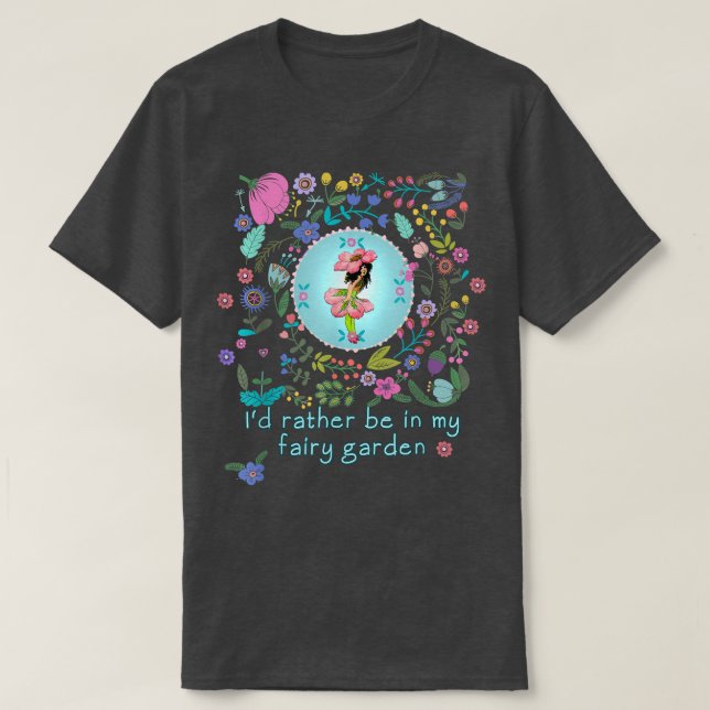 Sei eher in meinem Garten T-Shirt (Design vorne)