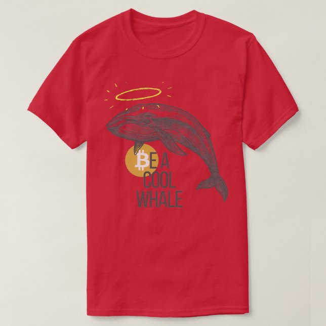 Sei ein Cooler Kryptowal T-Shirt (Design vorne)