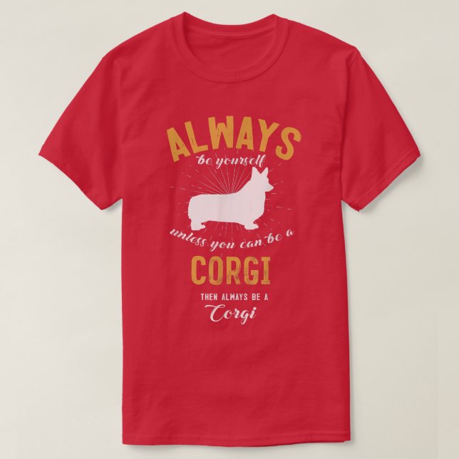 Sei ein Corgi Lover T-Shirt (Design vorne)