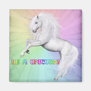 Sei ein Einhorn Magnet