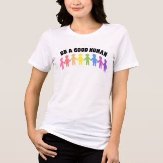 Sei ein guter Mensch Tri-Blend Shirt