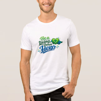Sei ein Held als Lebendspender Tri-Blend Shirt