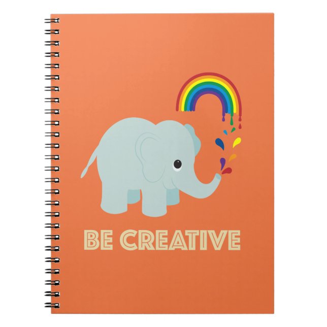 Sei ein kreatives Notebook Notizblock (Vorderseite)
