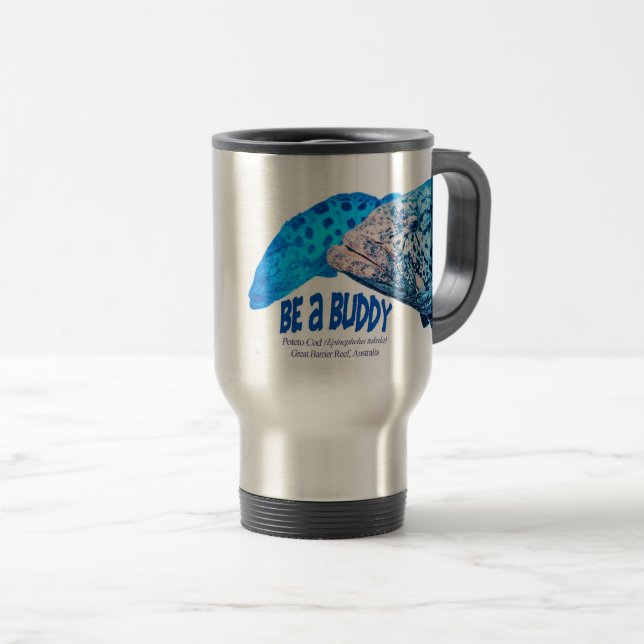 Sei ein Kumpel Reisebecher (VorderseiteRechts)