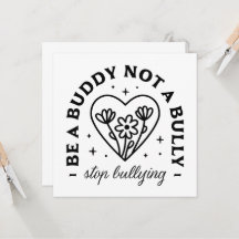 Sei ein Kumpel und kein Tyrann, der Mobbing aufhäl