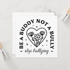 Sei ein Kumpel und kein Tyrann, der Mobbing aufhäl