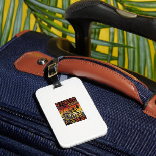Sei ein mächtiger, schöner, brillanter Halloween-P Gepäckanhänger