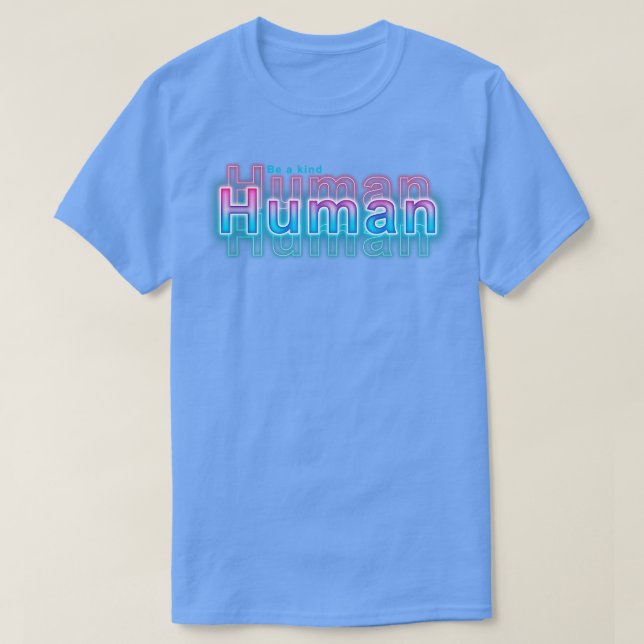 Sei ein Mensch T-Shirt (Design vorne)