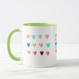 Sei ein Original in einer Welt des Herzens von Kop Tasse