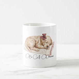 Sei ein Träumer Hund Kaffeetasse