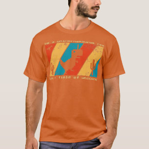 Sei ein Unicornasaurus Rex in einem Feld von Unico T-Shirt