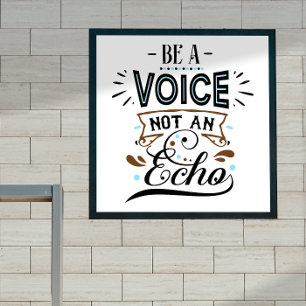 Sei ein Voice Inspiration Poster