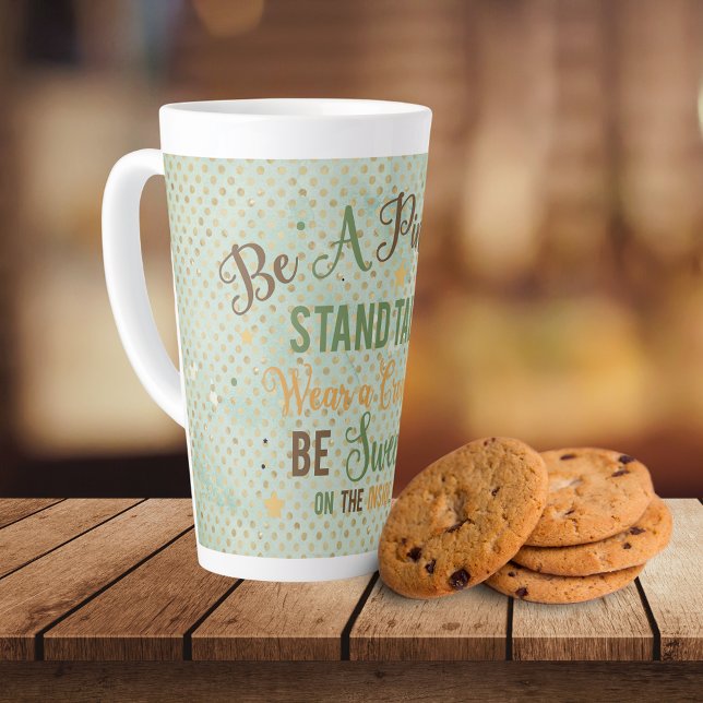 Sei eine Ananas-Typografie Milchtasse (Von Creator hochgeladen)