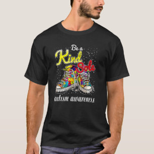 Sei eine Art-Sohle-Regenbogen-Trendy-Puzzle-Schuhe T-Shirt