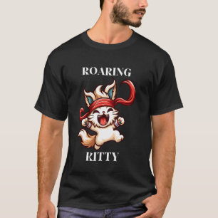 Sei eine brüllende Katze Die Stop Orange-Bandana-M T-Shirt