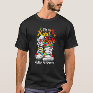 Sei eine freundliche Seele Autism Awareness Monat T-Shirt