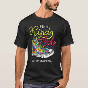 Sei eine freundliche Seele Autism Awareness Puzzle T-Shirt