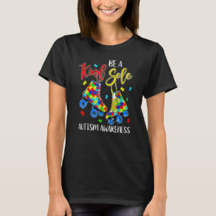 Sei eine freundliche Seele Autism Awareness Puzzle T-Shirt