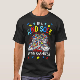Sei eine freundliche Seele Autism Awareness Puzzle T-Shirt