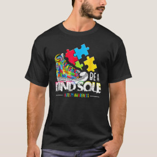 Sei eine freundliche Seele Autism Awareness Puzzle T-Shirt